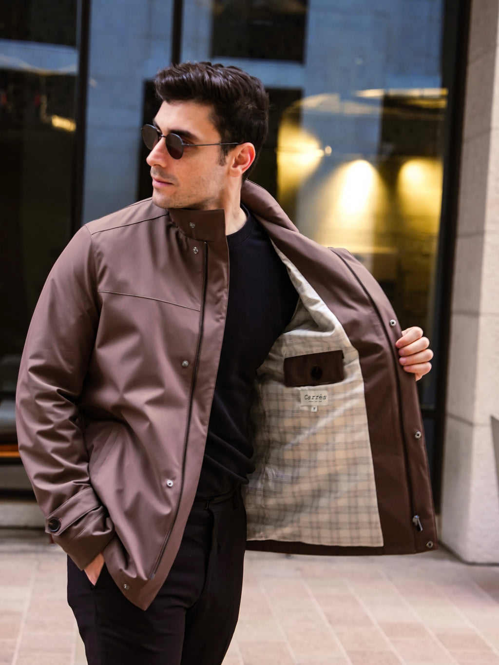 Carrés Brown Jacket